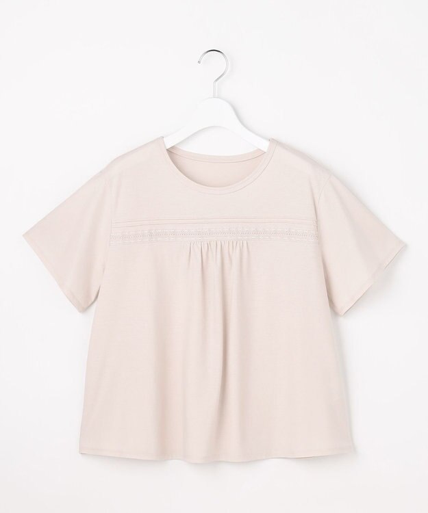 J.PRESS LADIES S 【一枚で着映え】ツイスティロ クルーネック カットソー ベージュ系