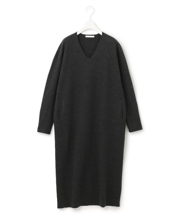 ICB 【WEB限定カラーあり】ミルドウール  ワンピース チャコール系