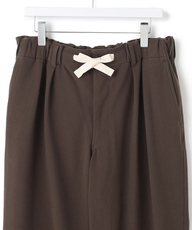 J.PRESS YORK STREET 【UNISEX】2wayストレッチワイドパンツ ブラウン系