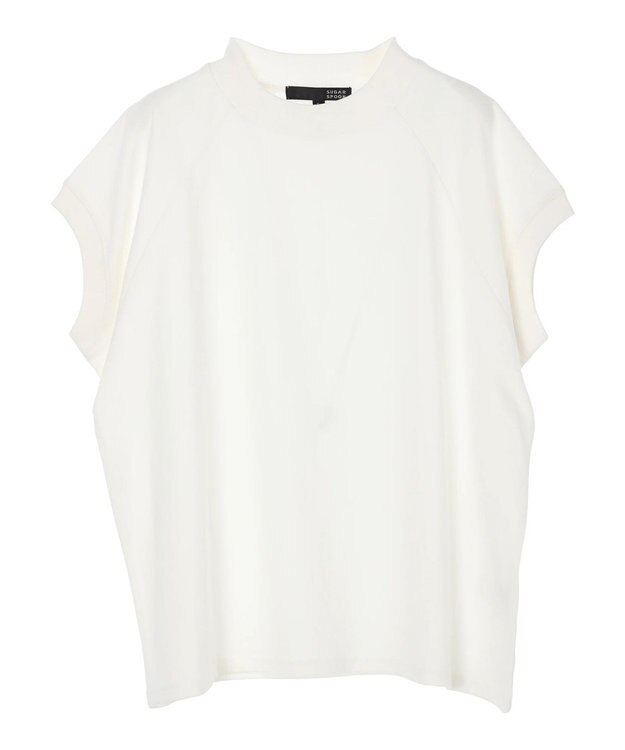 Green Parks ・ＳＵＧＡＲ　ＳＰＯＯＮ　ハイネックフレンチＴシャツ Off White
