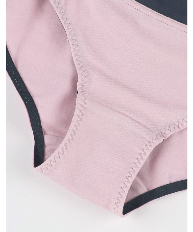 une nana cool 綿ベア天竺 カラーブロッキング ショーツ ピンク