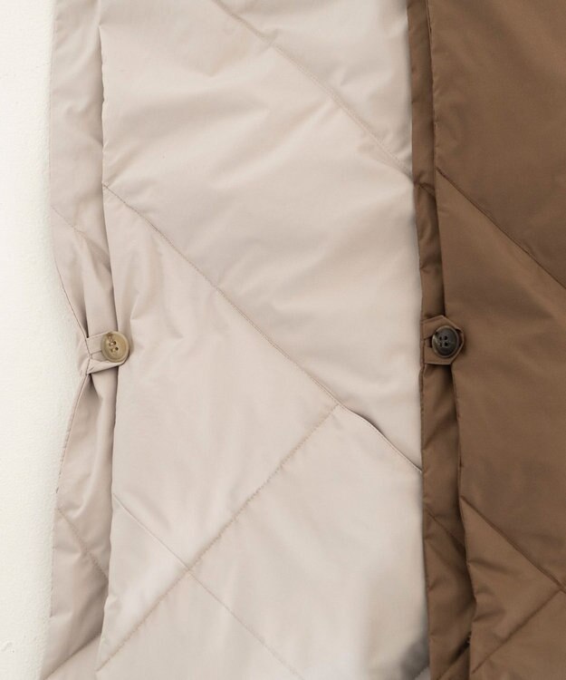 KWD 【日本製/UNISEX】DOWN SHAWL グリーンダウン ダウンショール グレージュ