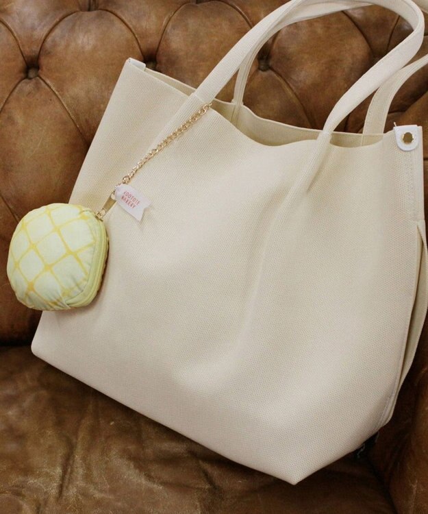 ROOTOTE 0131 RTふかふかパンポーチ＆ショッパー【企画デザイン2時×イラストレーター・つゆこ×ROOTOTE】 04：メロンパン