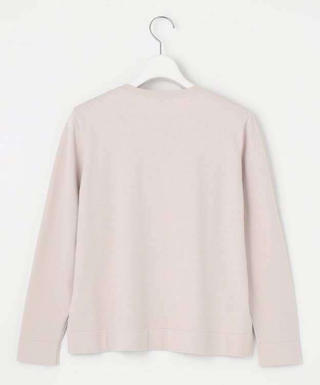 J.PRESS LADIES 【洗える】DÉCOR レース ニット ライトベージュ系