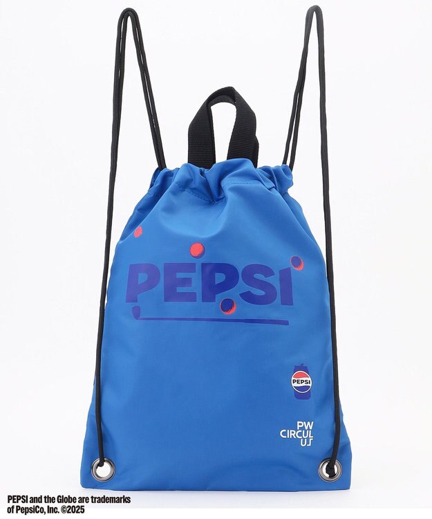 PW CIRCULUS 〈Pepsiコラボ〉【UNISEX】オリジナルナップサック ブルー系