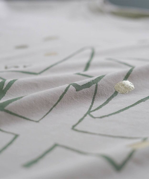 nitorito 【UNISEX】tori Tシャツ green×(Gold箔プリント)