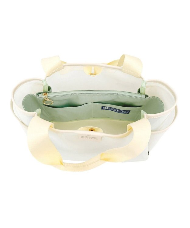 ROOTOTE 3670【仕切り+自立】LT.デリ.パルーティ.クリア-A 03：ミルク