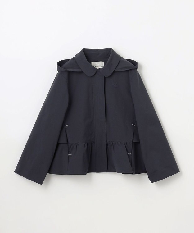 組曲 KIDS 【110-140㎝】【撥水】フリル マウンパ ネイビー