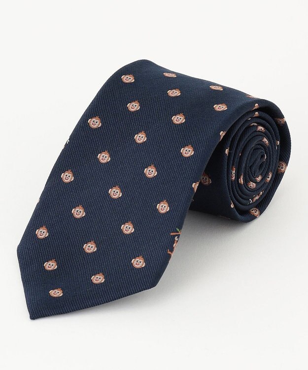 J.PRESS MEN 【J.PRESS JOKE TIE COLLECTION】猿も木から落ちる ネイビー系8