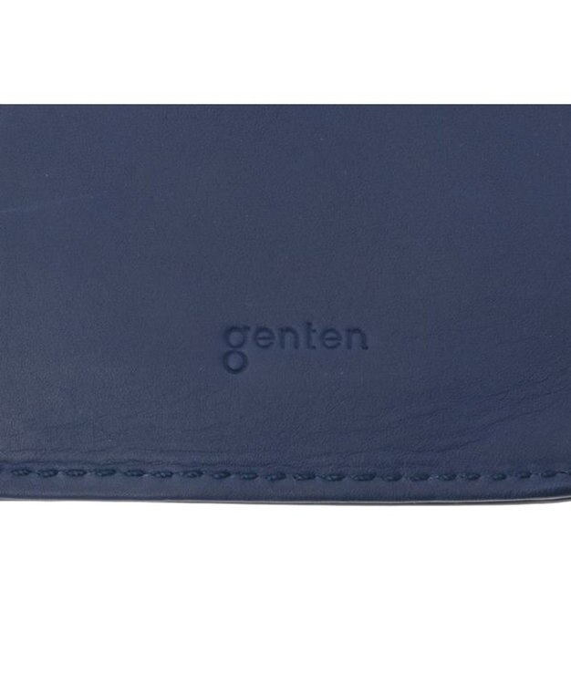 genten カレイド 2つ折り財布 ネイビーブルー