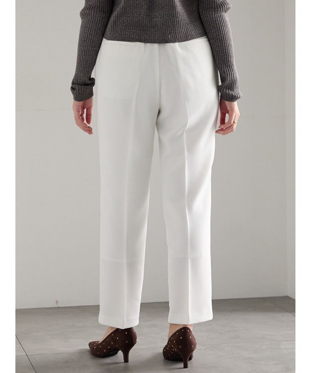 Te chichi ダブルクロスペンシルパンツ《2025winter catalog item》 オフホワイト