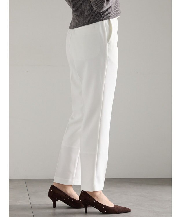 Te chichi ダブルクロスペンシルパンツ《2025winter catalog item》 オフホワイト