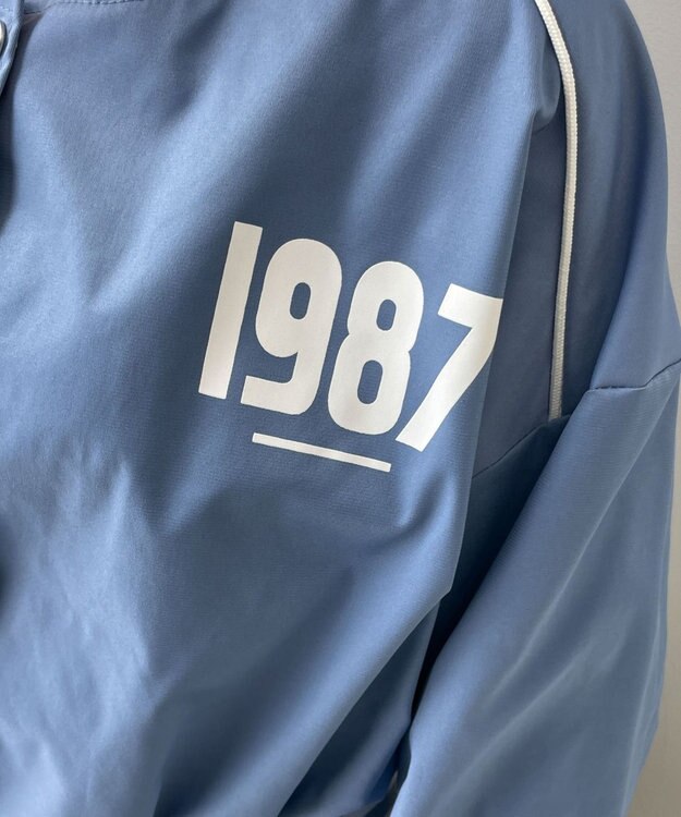 WEGO ラインカラーブルゾン サックス