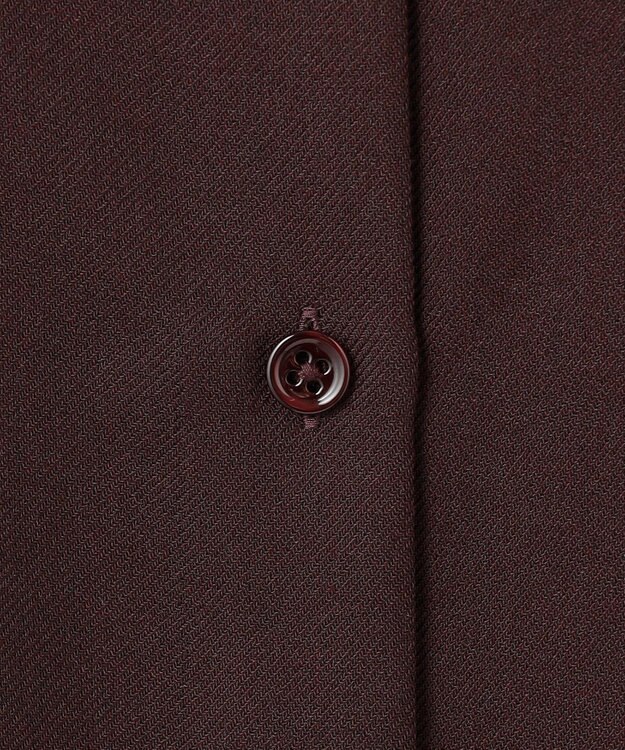 ICB 【洗える】 シアービエラ デザインシャツ ダークブラウン系