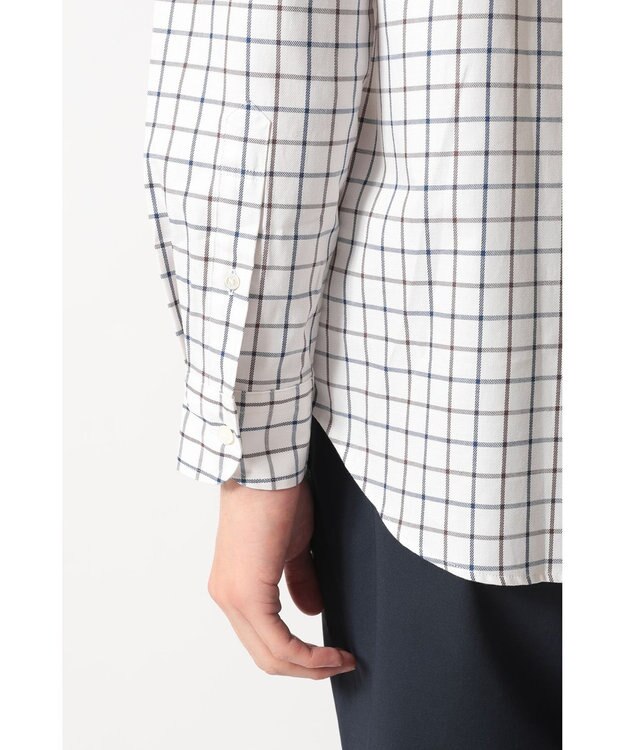 DAKS SIDGRAS ポプリンタッタソールシャツ ブルー