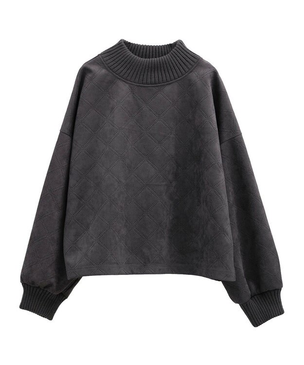 Green Parks ・ＥＬＥＮＣＡＲＥ　ＤＵＥ　エンボスプルオーバー Charcoal Gray