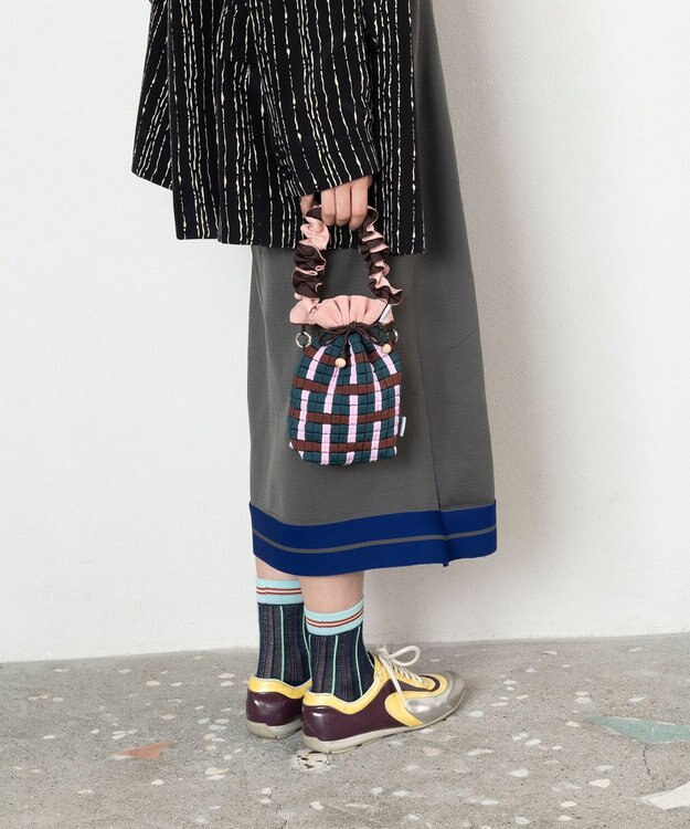 TRICOTE ギャザーハンドベルト 39NAVY