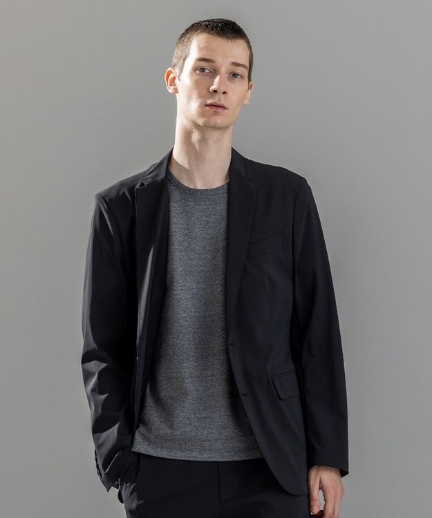 JOSEPH HOMME 新素材【ストレッチ】トリコソリッドストレッチ ジャケット ブラック系