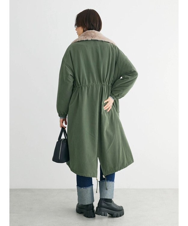 Green Parks ・ＥＬＥＮＣＡＲＥ　ＤＵＥ　中綿モッズロングコート Khaki
