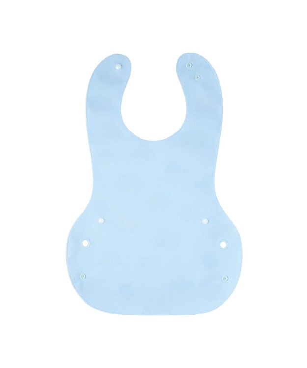 MIKI HOUSE HOT BISCUITS 総柄 お食事スタイ ブルー