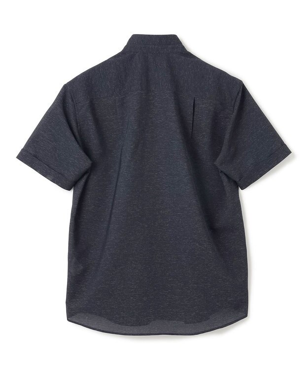 JOSEPH HOMME 新素材【軽量/通気性/清涼感/洗える/ストレッチ】レノクロスストレッチ　ウィングカラー半袖シャツ ネイビー系