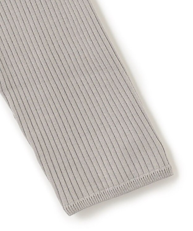 ICB 【洗える】4x2リブ プルオーバー ライトグレー系