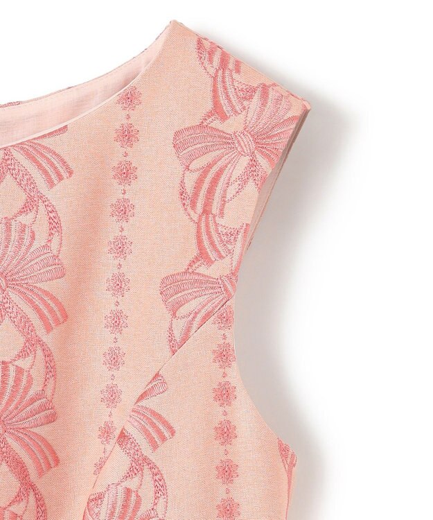 TOCCA 【洗える・消臭】RIBBON PARLOUR ドレス ピンク系