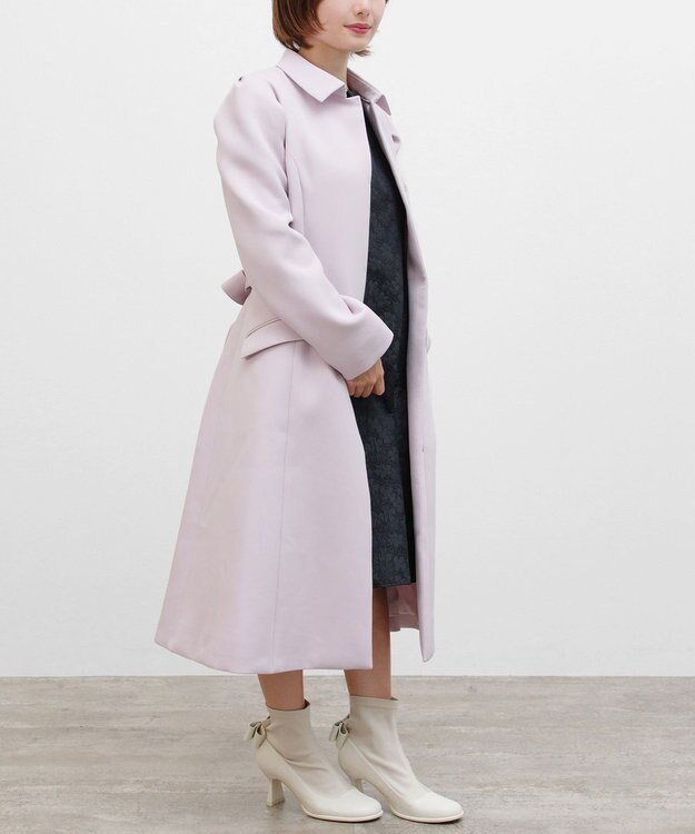 TOCCA 【洗える】CANVAS STORY ステンカラーコート ピンク系