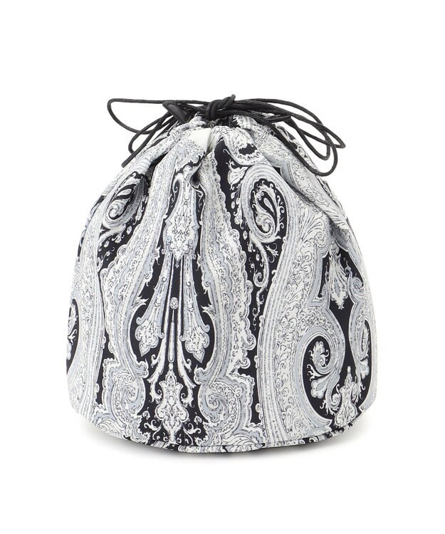 23区 【Oggi6月号掲載】Ratti ドローイング ペイズリー プリント コンビ バッグ ブラック系