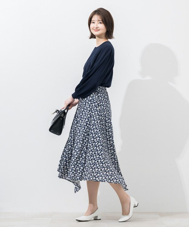 ONWARD Reuse Park 【組曲】ニット春夏 ネイビー