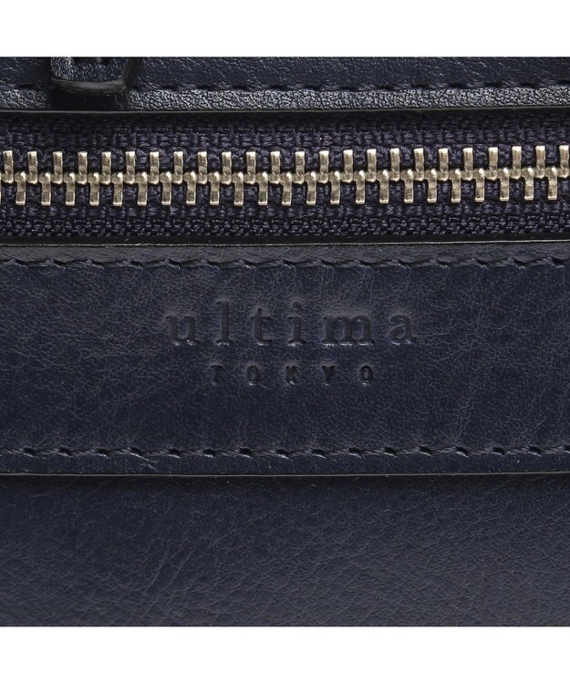 ACE BAGS & LUGGAGE ultima TOKYO ウルティマ トーキョーケヴィン ショルダーバッグ ヨコ型2WAYタイプ レザー 77994 ネイビー