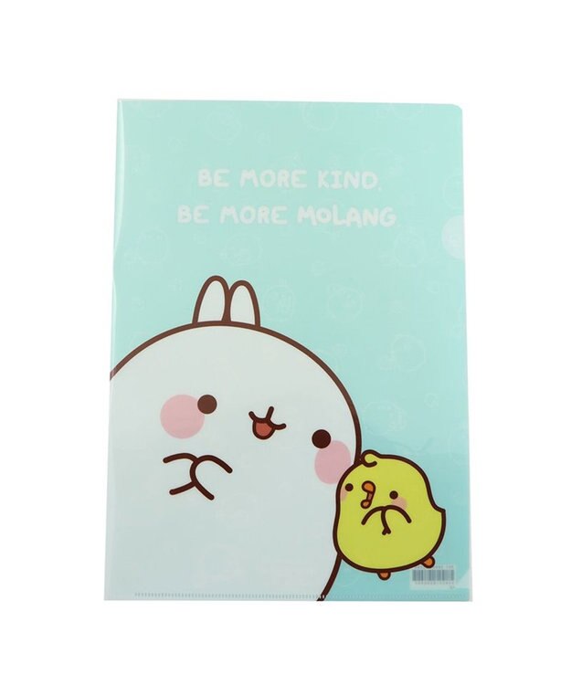 Mother garden 【2/15(日)で販売終了】 マザーガーデン MOLANG モラン クリアファイル 2枚セット ≪YEAH柄・バルーン柄≫ -