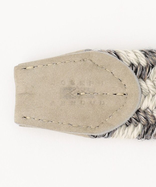 JOSEPH ABBOUD ウールメランジメッシュ ベルト アイボリー系