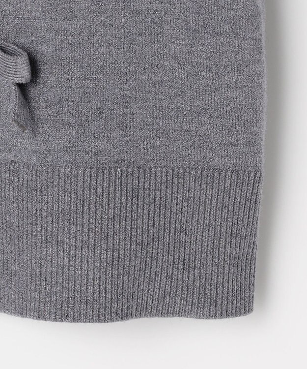 Feroux リボンディテール カーディガン グレー系