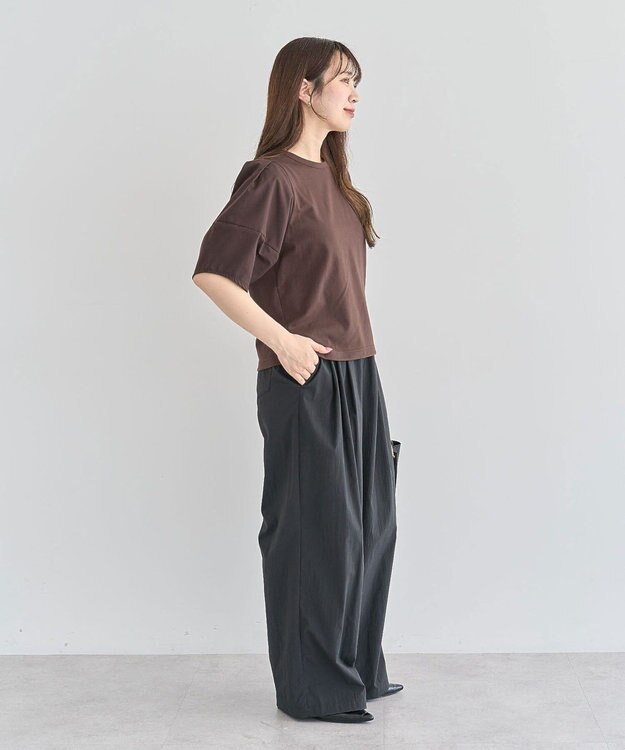 Green Parks ・ＥＬＥＮＣＡＲＥ　ＤＵＥ　バックＺＩＰハイブリットＴ Brown