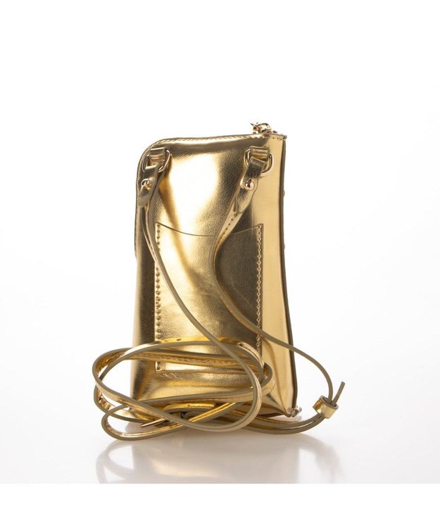 UNBILLION カカトゥ kakatoo / ビジューモバイルポシェット ゴールド