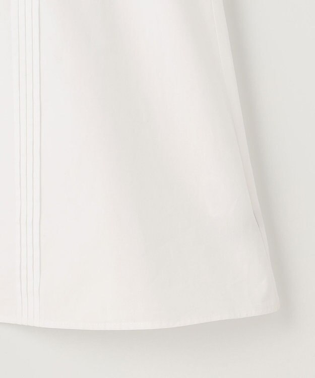 UNFILO 【GLOW 6月号掲載/洗える】ラッフルカラーブラウス ホワイト