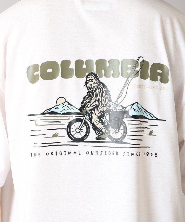 Columbia Columbia/ シダートレイルバックグラフィックTシャツ /コロンビア White Ride Squatch