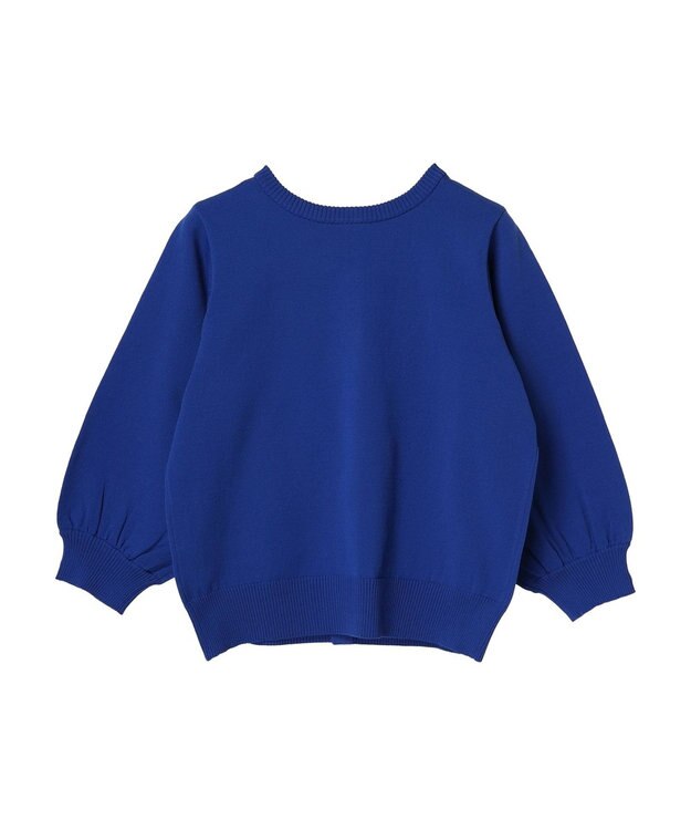 Green Parks 前後２ＷＡＹ　７分袖ハイゲージカーディガン Blue