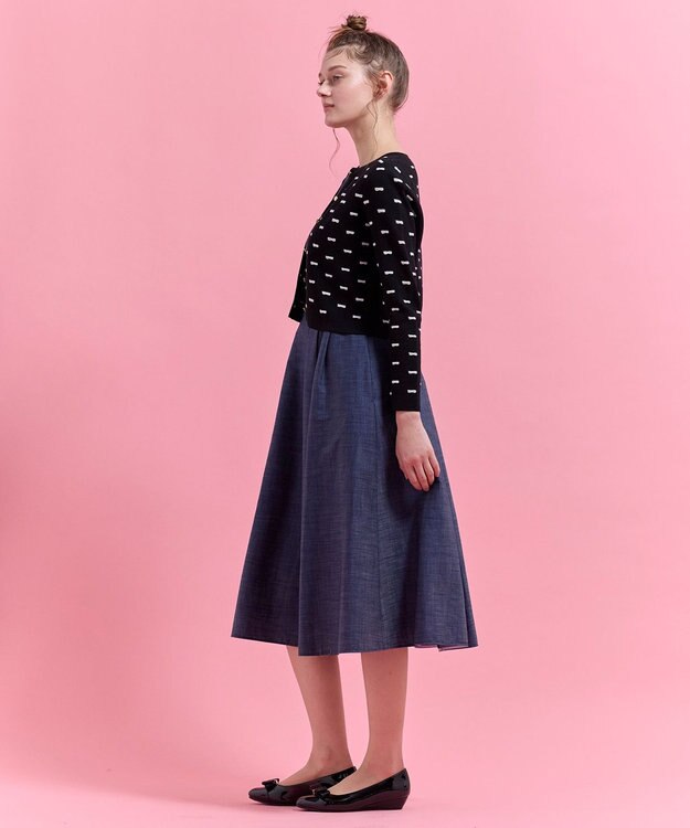 TOCCA RIBBON BLOOM カーディガン ブラック系