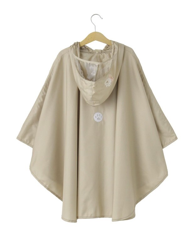 MOONBAT 【ポーチ付き】ポールアンドジョー キッズレインポンチョ ベージュ