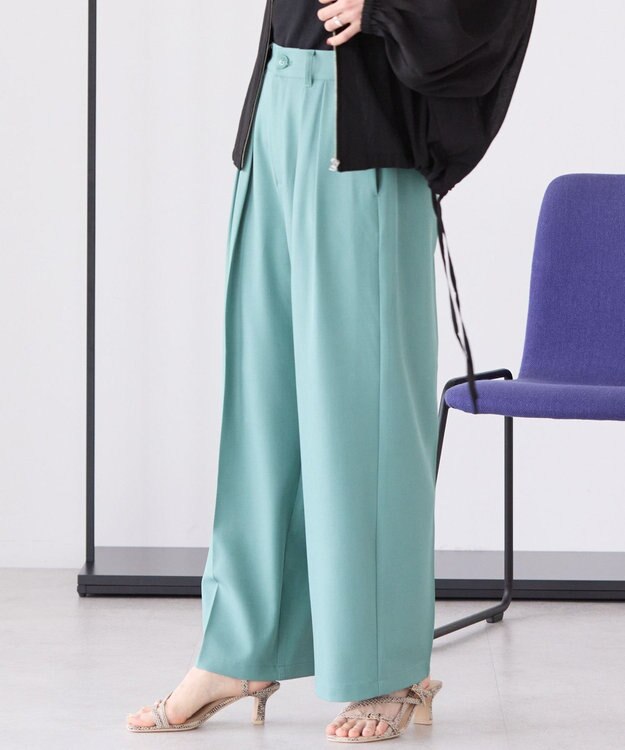 AMERICAN HOLIC タックワイドパンツ Green