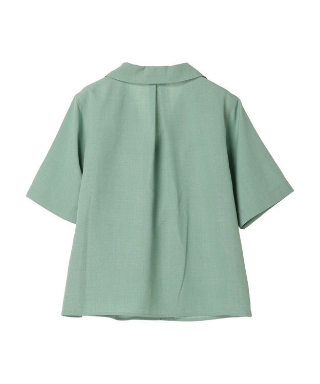 Green Parks 接触冷感　開襟シャツ Green