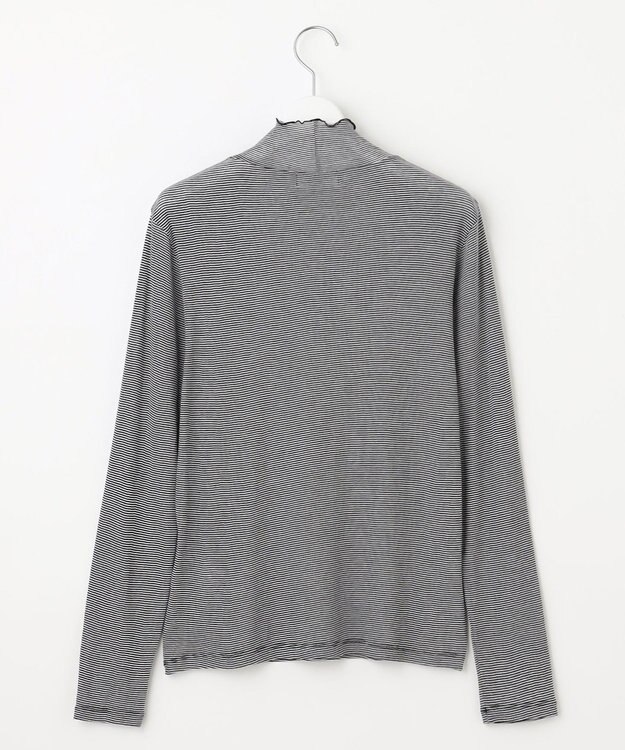 J.PRESS LADIES S 【WEB限定】シアーメローネックインナー カットソー ブラック系1