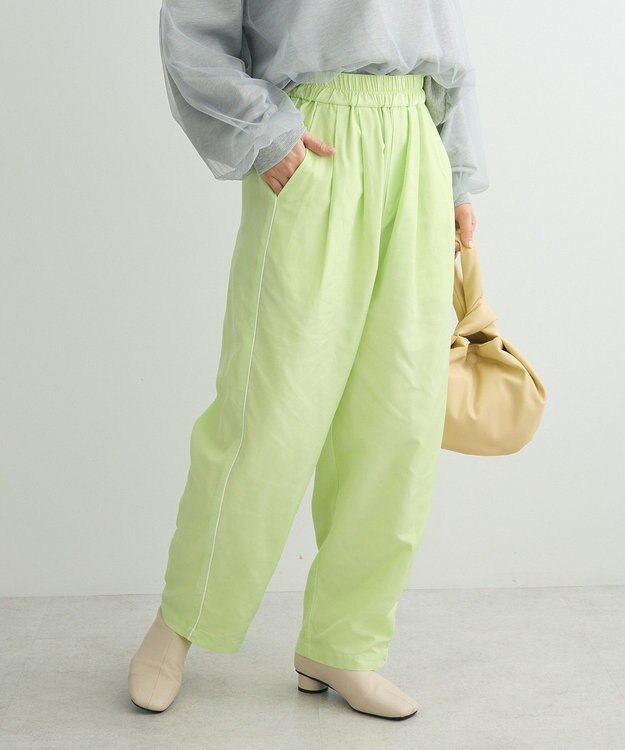 Green Parks ユーティリティコクーンパンツ Lime Green