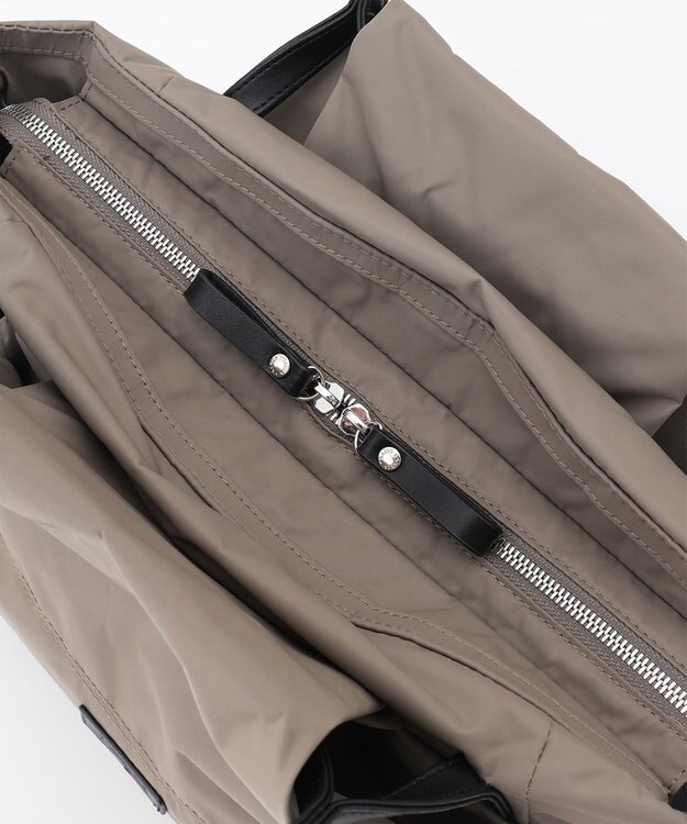 Y'SACCS 【MIPAN regen】ふんわりタックトート　Mサイズ グレージュ