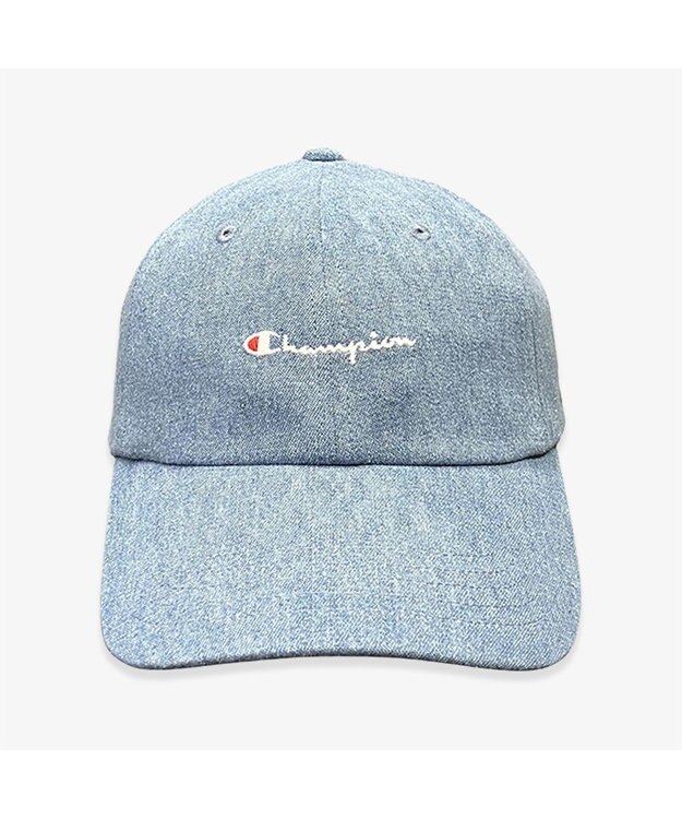林八百吉商店 Champion　デニムローキャップ ブルー