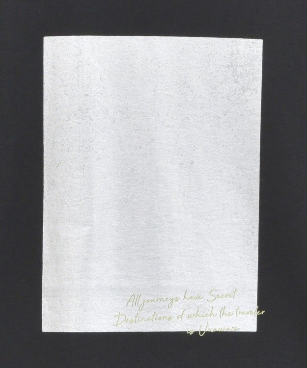 AMERICAN HOLIC ボックス箔プリントロングTシャツ Black