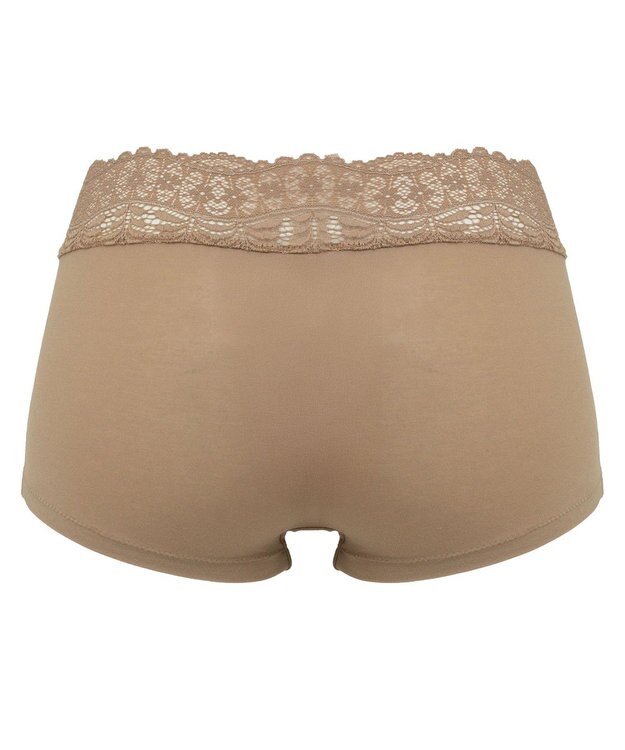 BRADELIS New York 【BRADELIS FIT】　モールドフィットスタイルショーツ 伸縮性のある柔らかい綿混素材で快適 モカベージュ