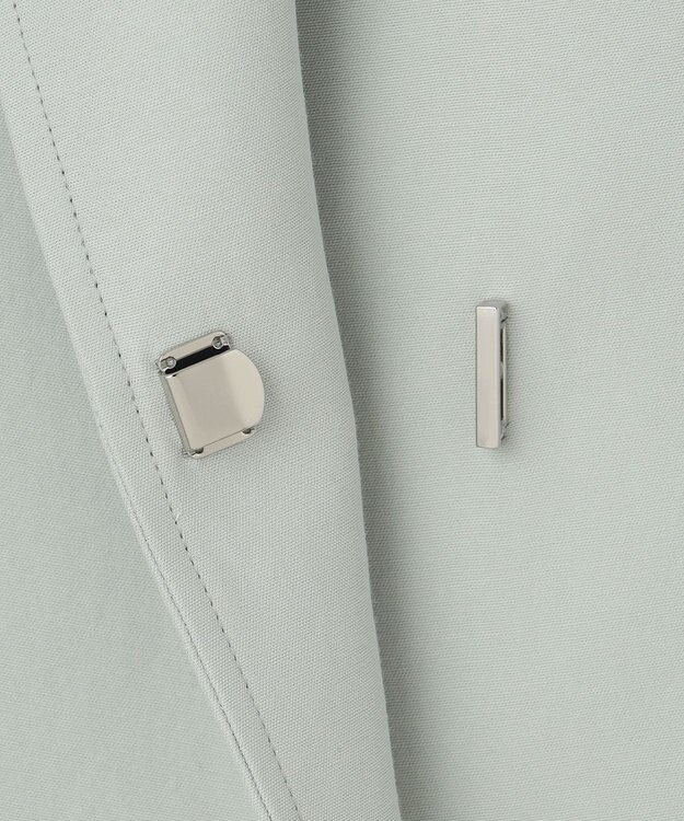 23区 ハイカウントライトクロス ジレ スモーキーグリーン系